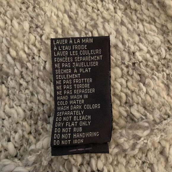 Chunky knit JACOB Connexion sweater zipper detail - Picture 5 of 5